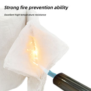Funas isolamento refratário atacado alumínio resistente a fogo e alta temperatura silicato agulha cobertor rolo feltro - Product Image 3
