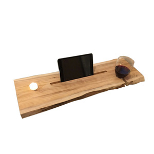 Solid Wood Multifunctional Storage Rack with One-Word Partition for Bathtub Modern Design Hotel & Living Room Furniture - Product Image 5