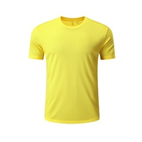 T-shirts personnalisés à séchage rapide 100% polyester, anti-transpiration, pour le sport, la course, la gym, uniformes d'équipe, vente en gros directe d'usine