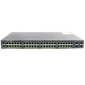 WS-C2960X-48TS-L original new 2960-X 48 Ports Gigabit Ethernet Switch LAN Base support C2960X-STACK stackable Module