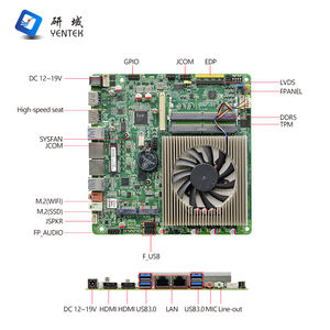 <span class=keywords><strong>Placa</strong></span> <span class=keywords><strong>Base</strong></span> Industrial Mini ITX con AMD R7 8845HS, DDR5, Voltaje Amplio 12-19V, LAN Dual, COM Dual, HD EDP, Pantalla 4K, 8 USB, Compatible con Win10, 11 y Linux - Product Image 2