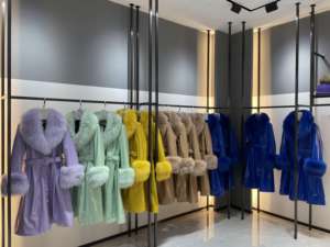 Vente flash <span class=keywords><strong>Black</strong></span> <span class=keywords><strong>Friday</strong></span> Janefur Manteau en fourrure de renard naturelle chaud d'hiver pour femmes grandes tailles avec col et poignets en fourrure véritable en cuir - Product Image 5