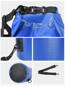 ผ้าใบกันน้ำ PVC 500d สำหรับใช้งานกลางแจ้ง กระเป๋าเดินทางกันน้ำ 10 ลิตร สำหรับชายหาด ทะเล พร้อมสายสะพายไหล่ปรับได้หนึ่งเส้น - Product Image 5