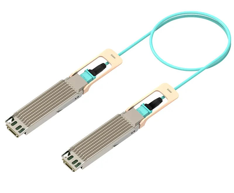 Produsen ODM SFP28 untuk SFP28 25G transceiver serat optik multi-mode OM3 kabel optik aktif 3m 5m 10m 30m AOC kabel patch