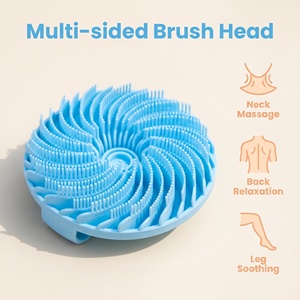 Brosse de douche exfoliante douce en silicone de qualité alimentaire pour le corps, idéale pour les peaux sensibles - Product Image 5