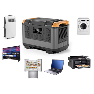 เครื่องชาร์จพลังงานแสงอาทิตย์แบบพกพา 3000W 2400W ออลอินวัน เครื่องกำเนิดไฟฟ้าพลังงานแสงอาทิตย์สำหรับการตั้งแคมป์ กรณีฉุกเฉิน ใช้งานร่วมกับอุปกรณ์ต่างๆ รถยนต์ พร้อมระบบ MPPT - Product Image 3