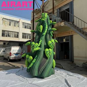 Decoraciones de escenario Árbol de vaina de guisante inflable <span class=keywords><strong>Gigante</strong></span> Planta <span class=keywords><strong>verde</strong></span> inflable Evento Telones de fondo Árbol de vaina de guisante artificial inflable - Product Image 4