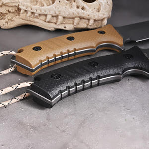 Cuchillo de Bolsillo Táctico de Supervivencia Personalizable OEM Kristoff 2nd DIY con Mango de Craton y Hoja de Acero Inoxidable de Punta Caída y Borde Recto - Product Image 5