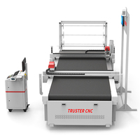 Machine de découpe industrielle à couteau oscillant pour la découpe du cuir PU véritable/artificiel, du cuir naturel et des semelles intérieures