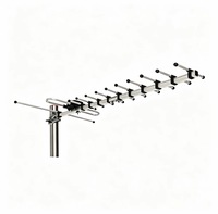 B-12D-12 Außen-Richtantenne Yagi HDTV Langstrecken-DVB-T2 Digital-TV-Antenne Kunststoff-Stangenmontage