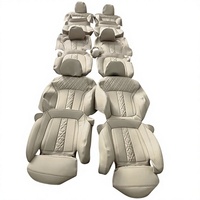 Housses de siège sur mesure en cuir pour 5 places, accessoires automobiles pour X4 E46 E90 E60 F30 F10 E39 F20 G20 E36 E87 G30 E92 X5 E70 E91 F11
