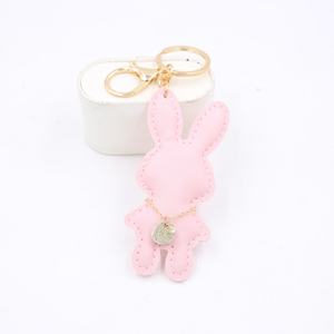 Llavero de cuero con diseño de Año del Conejo, accesorio DIY para correas de muñeca y bolsos de mujer, colgante decorativo - Product Image 5