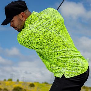 Camiseta Polo Deportiva Sublimada Personalizada de Lujo con Protección UV Spf50 para Hombre, Elástica, Tropical, para Golf - Product Image 2