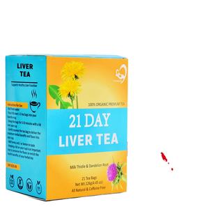 Té de Hierbas Orgánico Chinaherbs para la Limpieza del Hígado en 21 Días, Vegano y Sin OMG, Bolsas de 126 g - Product Image 1