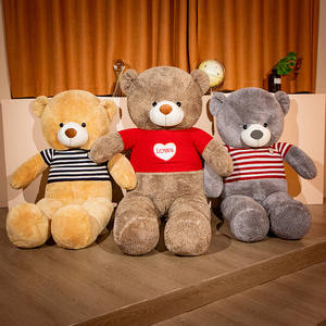 Gros Ours Poupée Teddy Câlin Ruban Mignon Petite Amie Présent Jouet En Peluche - Product Image 2