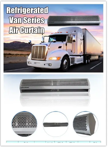 Màn chắn khí lạnh gắn cửa xe ô tô, xe tải, xe buýt, xe van, động cơ AC, chứng nhận CE, model Jinchen FM-C08 mới - Product Image 2