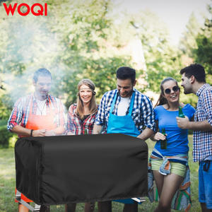 Funda para parrilla Woqi para Nxr 600D, parrilla de gas de tres quemadores, funda para barbacoa al aire libre, tela Oxford negra, tallas S, M, L - Product Image 3