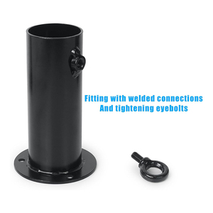 Kit <span class=keywords><strong>de</strong></span> Conectores para Estructura <span class=keywords><strong>de</strong></span> Carpa, Conectores <span class=keywords><strong>de</strong></span> Metal Negros para <span class=keywords><strong>Postes</strong></span> <span class=keywords><strong>de</strong></span> Pérgola - Product Image 6