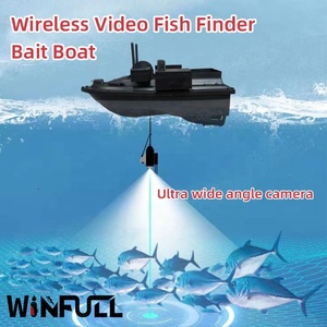 WINFULL <span class=keywords><strong>Bateau</strong></span> à appâts télécommandé sans fil avec vidéo, sondeur <span class=keywords><strong>de</strong></span> poissons, GPS et fonction <span class=keywords><strong>de</strong></span> navigation RC - Product Image 2