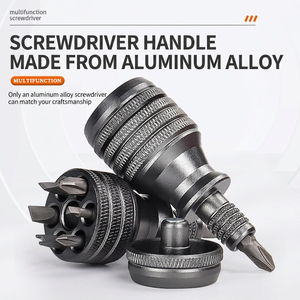 Multifunction <b>Screwdriver</b> Set Aluminum Body Interchangeable Bits Phillips Head Matte Finish EDC Tool - Product Image 5