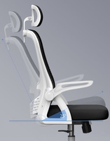 Chaise de bureau de vente directe d'usine avec appui-tête chaise d'ordinateur à domicile chaises de personnel en maille conférence pivotante