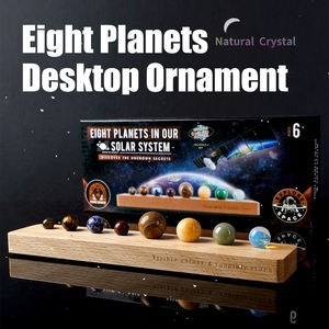 Kit de cristal huit planètes système solaire ensemble de pierres précieuses pour l'éducation à l'astronomie et la décoration spatiale - Product Image 2