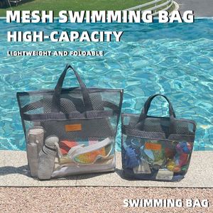 Travel Beach Swimsuit <b>Sunscreen</b> Storage Bag Swimming Storage Tote Bag Summer Mesh Bags - Product Image 3