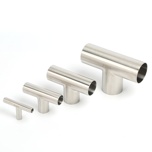 Chất lượng cao nóng bán vệ sinh 1/2 "-6" <span class=keywords><strong>TEE</strong></span> phù hợp thép không gỉ SS304 SS316L mông Hàn Phụ Kiện ống ngắn dài bằng Tees - Product Image 4