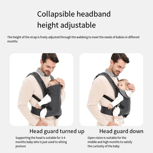 <span class=keywords><strong>Écharpe</strong></span> de <span class=keywords><strong>portage</strong></span> respirante et polyvalente pour bébé, bâton extensible et porte-bébé ergonomique réglable pour nouveau-né - Product Image 5