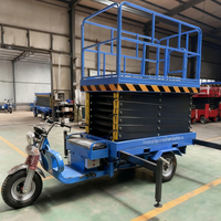 Prix d'usine plate-forme de travail de levage électrique 6m 8m 10m 12m avec Tricycle de conduite de batterie électrique