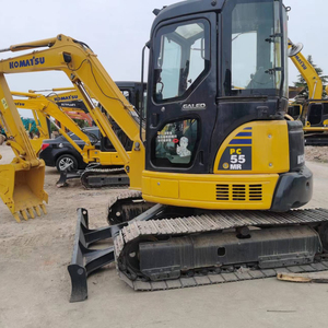 Excavatrice Komatsu PC55 d'occasion de haute qualité, peu utilisée, en stock, en excellent état de fonctionnement, excavatrice d'occasion PC 55 PC50MR - Product Image 2