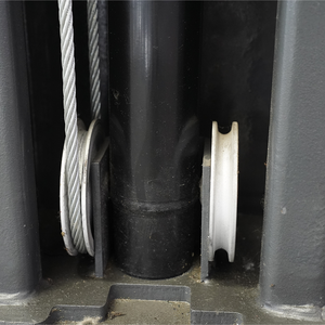 Elevador de tijera hidráulica para coche, elevador de 2 postes, elevador móvil de dos postes con liberación automática, altura de elevación de 1800mm, V 110/220V/380V - Product Image 3