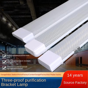 54W 60W 80W 100W alluminio <span class=keywords><strong>LED</strong></span> luce lineare di purificazione diffusore prismatico policarbonato coperchio stecca tubo IP33 valutato - Product Image 6