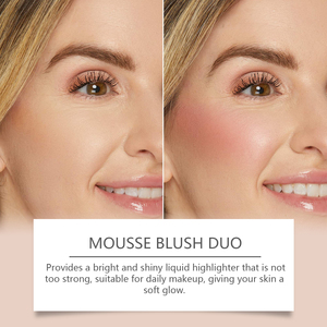Illuminante Liquido Blush <span class=keywords><strong>Rosso</strong></span> Rosa, Finitura Opaca Naturale e Leggera, Multiuso per Contorno e Illuminazione, Trucco Viso - Product Image 3