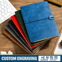 Carnet en tissu PU, formats A5 et A6, 6 couleurs, reliure cousue, couverture rigide, journal, gravure de logo, personnalisable, bloc-notes professionnel, facture