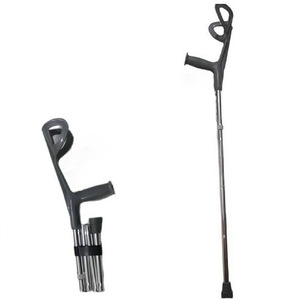 Muletas Telescópicas de Aleación de Aluminio en Forma de F, Antideslizantes, con Soporte para Brazos, Ayuda para Caminar y Movilidad - Product Image 3