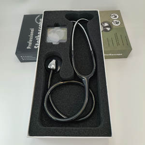 Stéthoscope chromé Kt-130a à tête argentée, dispositif médical manuel, 32x16x4.5cm, origine Wenzhou - Product Image 3