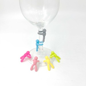 Marcadores de Copas de Vino de Silicona, 6 Piezas, con Formas Lindas, Aptos para Uso Alimentario, Lavables, Accesorios para Vino, Venta al Por Mayor - Product Image 3