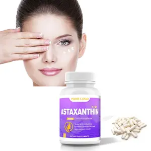 Private Label Astaxanthin Supplement DHA Antioxidant Pills Astaxanthin Capsules