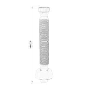 Tubo de Desagüe Flexible de PP <span class=keywords><strong>Expandible</strong></span> al por Mayor, Sello Antiolores e Insectos, Tubo de Alcantarillado Universal Corrugado para Cocina - Product Image 6