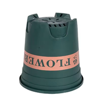 Pots de pépinière carrés respirants Horyard |   Pots de semis en plastique PP légers en gros pour fournitures de jardinage extérieur