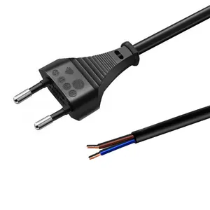 Europese Standaard 0.75Mm 2 Pin Eu Plug Elektrische Ac Figuur 8 Euro C7 Verlengsnoer Kabel