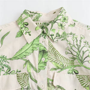 SHENZHU estate abito donna April nuovo arrivo 2024 moda stampa Dr. Chen cintura manica corta abito Midi 2183058 - Product Image 3