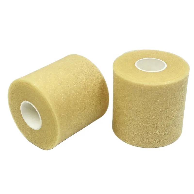 Großhandel Soft Under Wrap Foam Tape Roll Pre Wrap für den sportlichen Gebrauch 27m