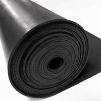 JINHU Industrielle Gummimatte 5mm Dick Glatte Schwarze Bodenmatten 1/1,2/1,5M Breit Harter Bodenschutz Exzellente Rollen