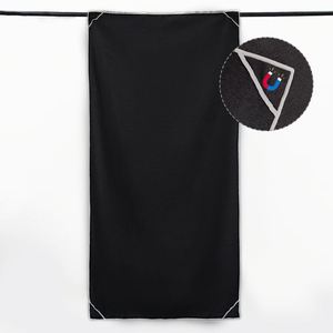 Tapis de bain antimicrobien à séchage rapide en polyester à poils coupés carrés, motif sportif, pour la plage, adulte - Product Image 4