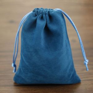 Bolsa de Terciopelo con Cordón para Joyería, Bolsa de Regalo de Terciopelo Personalizada con Logotipo, Venta al Por Mayor - Product Image 1