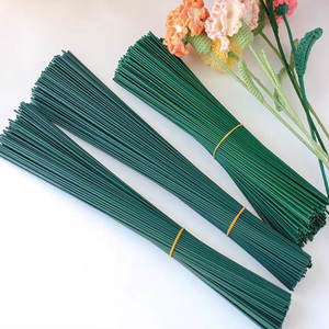 Tiges <span class=keywords><strong>de</strong></span> fleurs artificielles <span class=keywords><strong>de</strong></span> 2 mm et 3 mm, <span class=keywords><strong>fil</strong></span> <span class=keywords><strong>de</strong></span> <span class=keywords><strong>fer</strong></span> recouvert <span class=keywords><strong>de</strong></span> plastique, <span class=keywords><strong>fil</strong></span> <span class=keywords><strong>de</strong></span> <span class=keywords><strong>fleuriste</strong></span> pour la décoration florale et la fabrication <span class=keywords><strong>de</strong></span> fleurs en chenille - Product Image 1