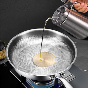 Poêle en titane non revêtue, antiadhésive, motif écaille <span class=keywords><strong>de</strong></span> poisson, pour <span class=keywords><strong>camping</strong></span> - Product Image 4