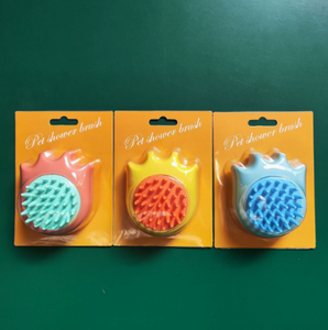 Silicone <b>Pet</b> <b>Bath</b> Massage Comb Dog Cat <b>Bath</b> Brush Gentle Grooming <b>Cleaning</b> Brush for <b>Bath</b> Use - Product Image 3
